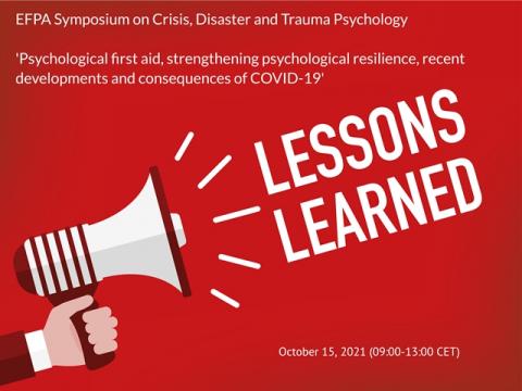 Symposium Crisis disaster lessons learned