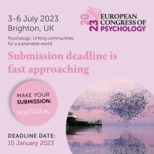 ECP2023 Brighton: Submission deadline is fast approaching!